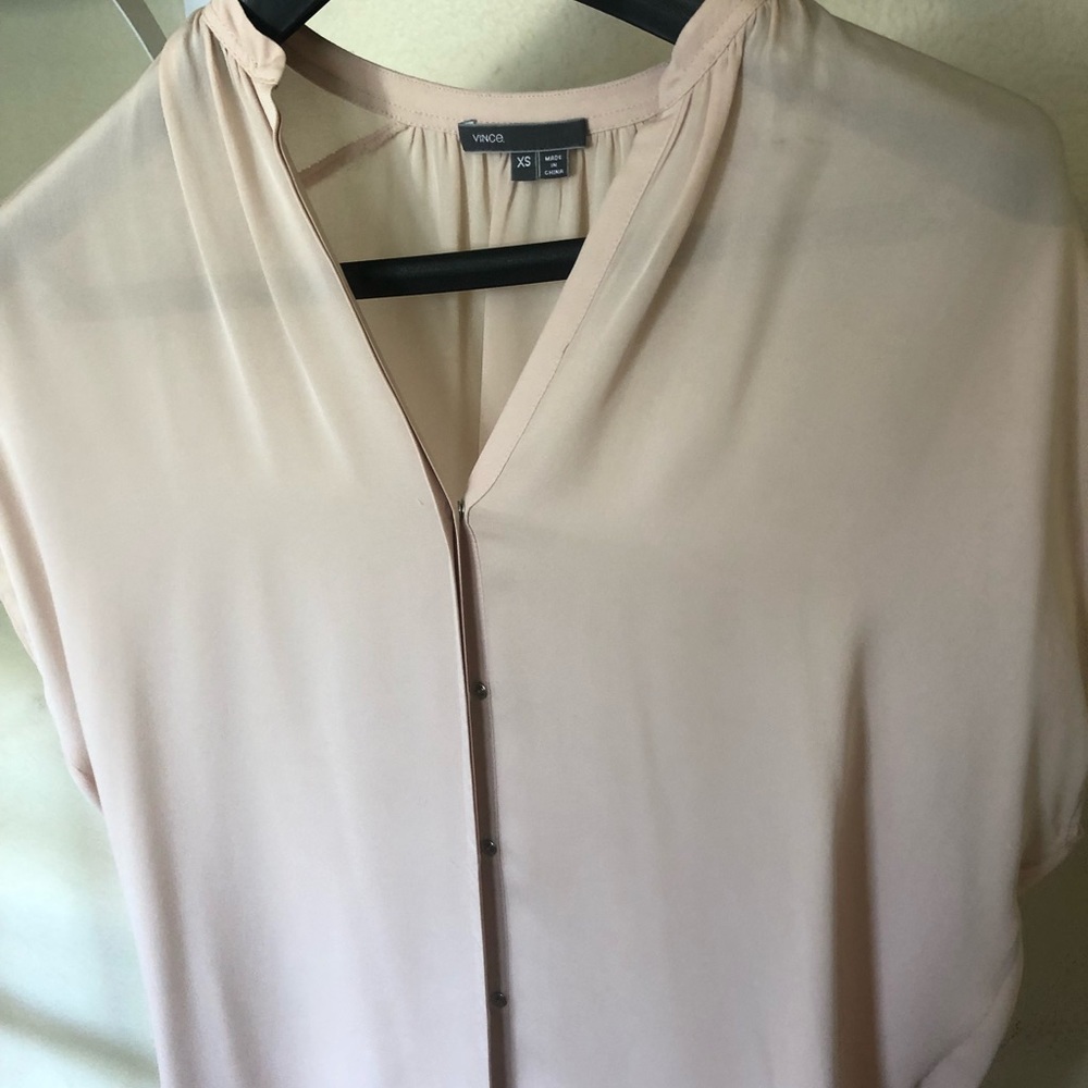 Vince XS Light Pink Blouse